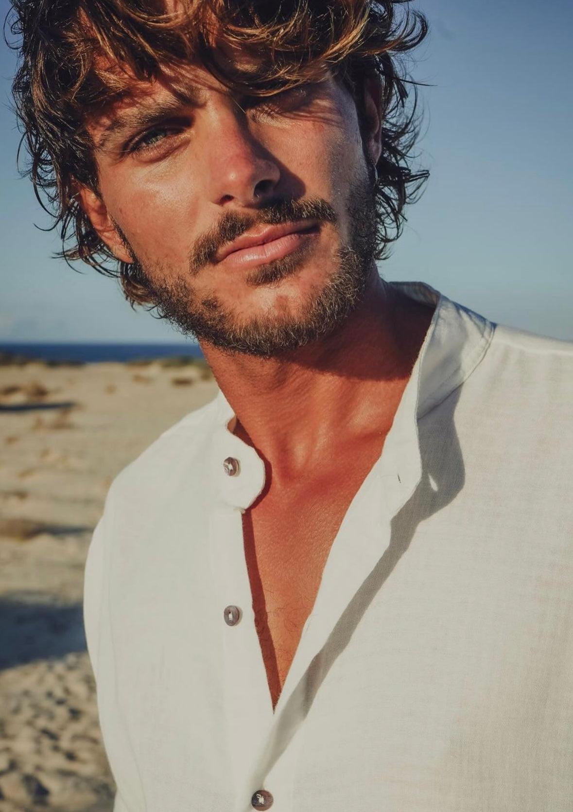 Camisa Sabbia algodon