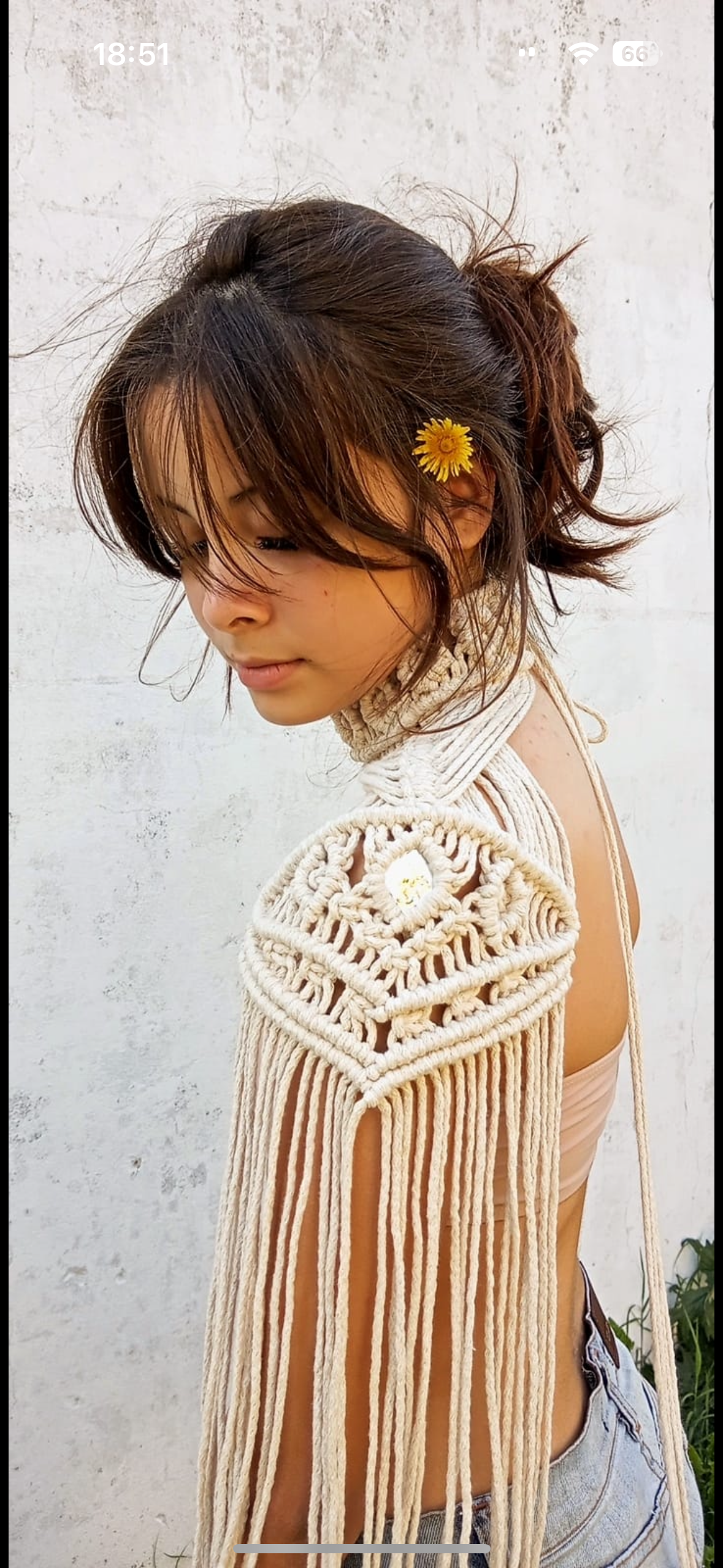 Hombreras Macrame Cleopatra