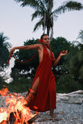 Vestido largo Medusa