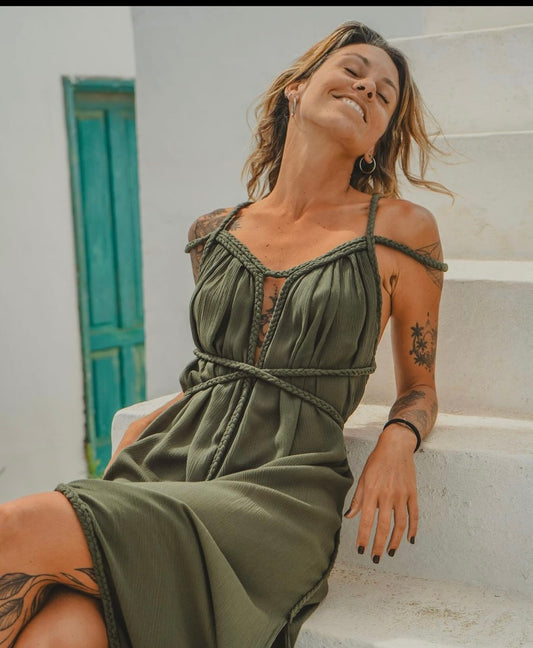 Vestido largo Francis
