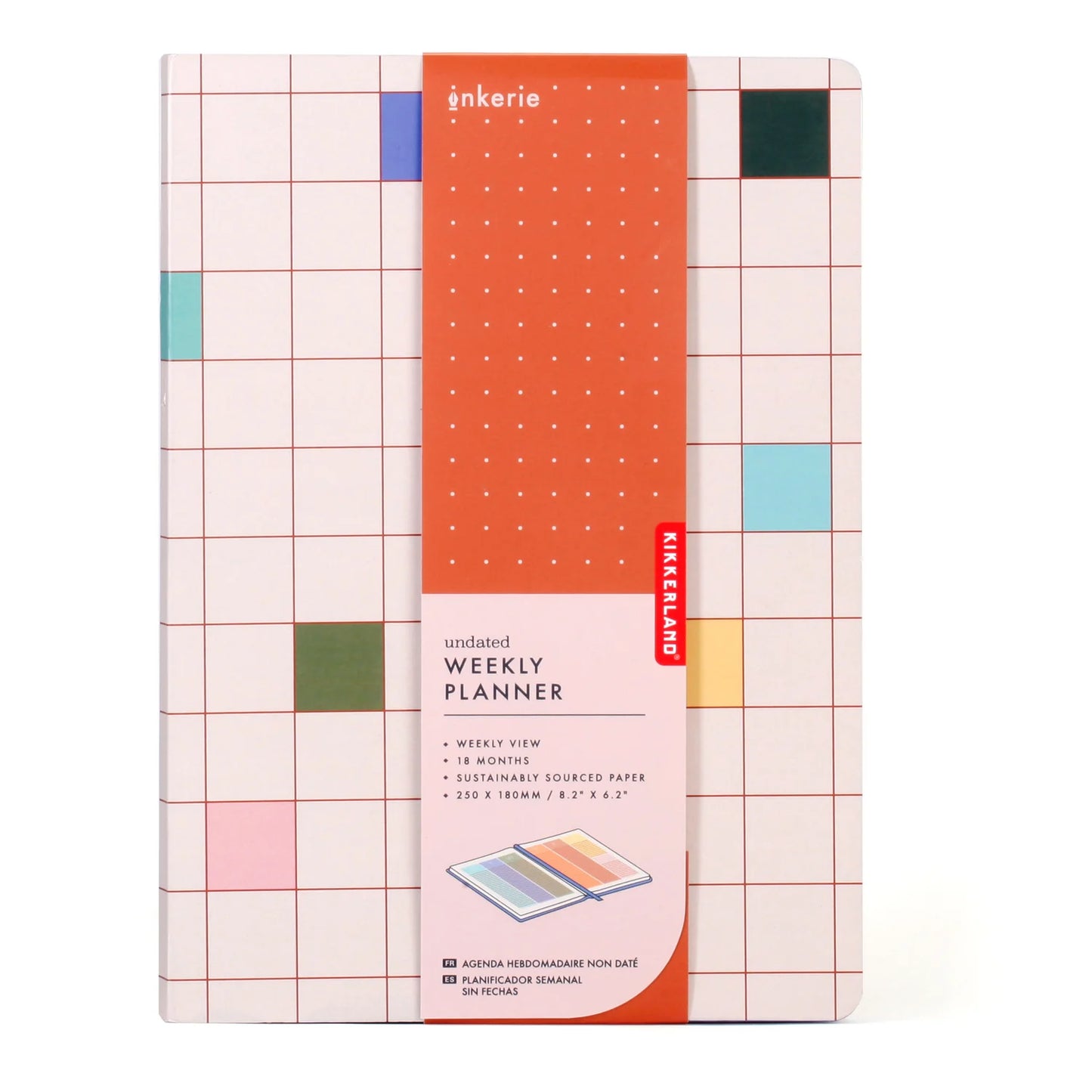 Weekly planner undated