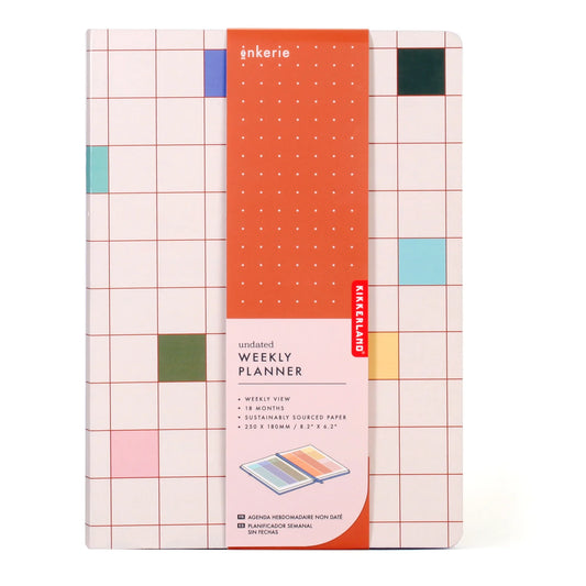 Weekly planner undated